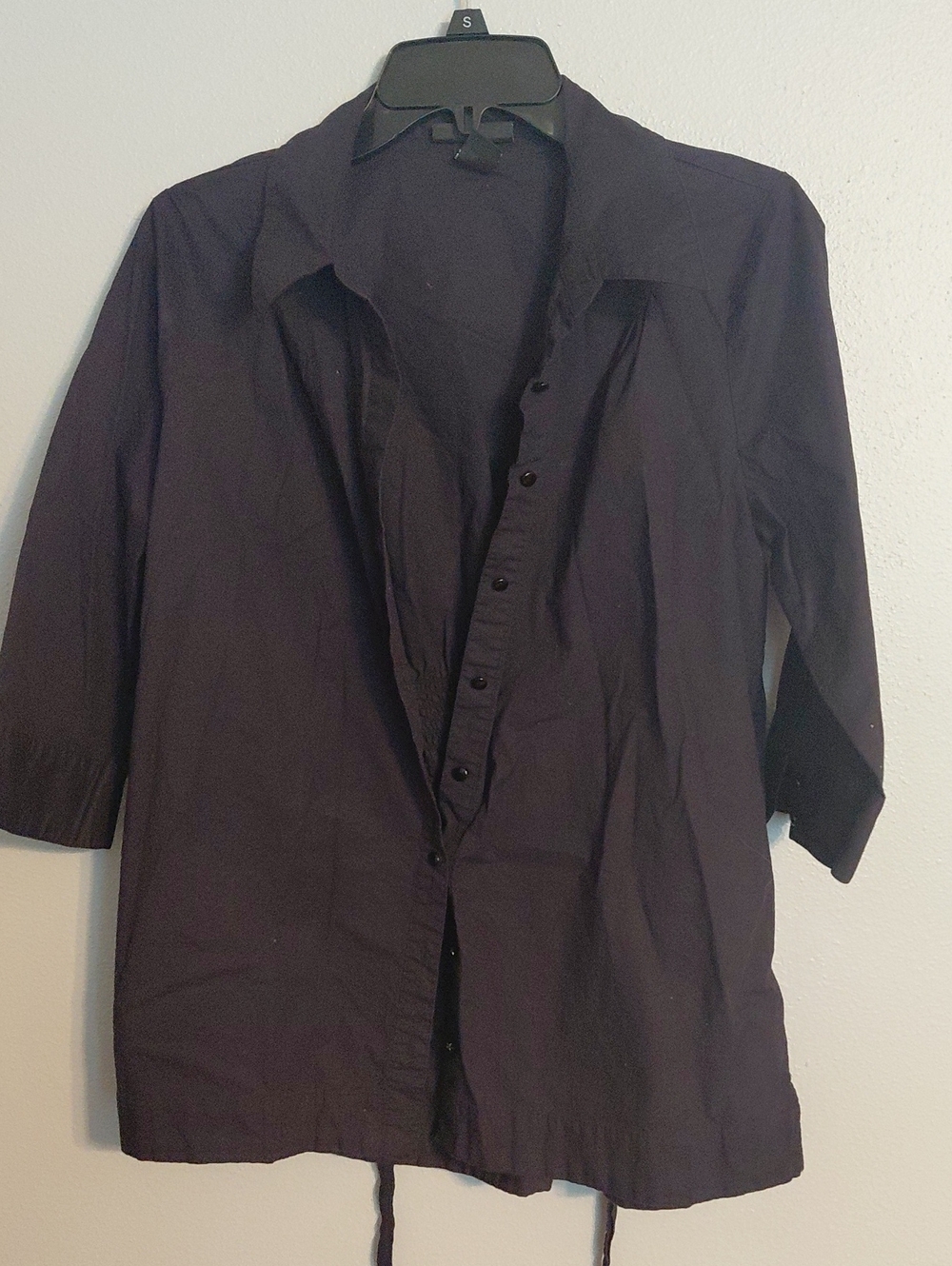 Apostrophe Deep Plum Lightweight Button-Up Shirt Jacket